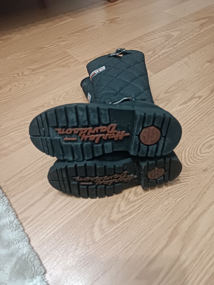 Siyah Tokalı Çocuk Biker Dizüstü Bot - Görsel 5