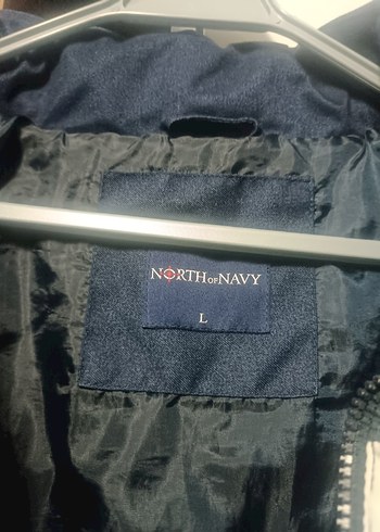 Erkek Mavi Kapitone Mont - Görsel 3