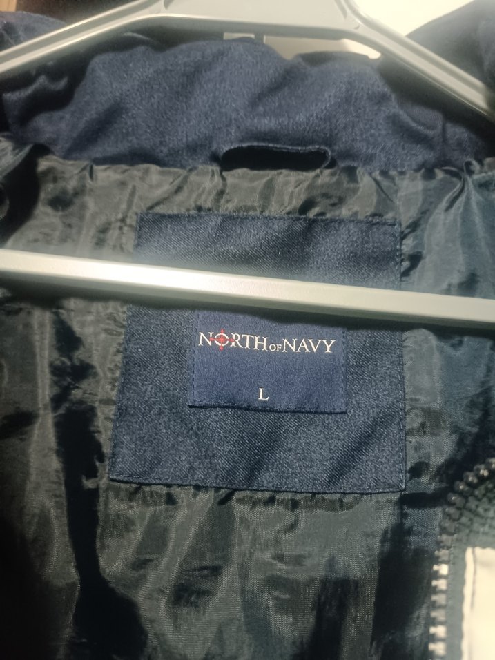 Erkek Mavi Kapitone Mont - Görsel 3