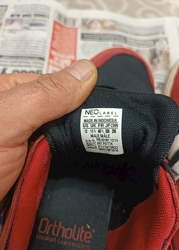 Kırmızı Adidas Stiletto  Spor Ayakkabı 45 no - Görsel 4