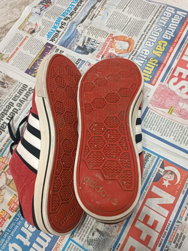 Kırmızı Adidas Stiletto  Spor Ayakkabı 45 no - Görsel 5