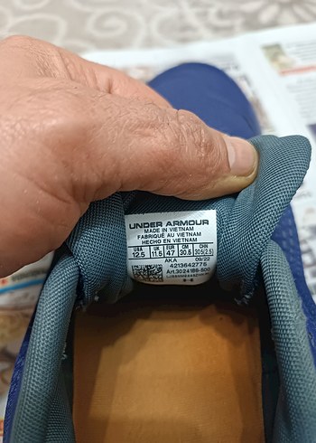 Erkek Lacivert Spor Ayakkabı 47no - Görsel 4