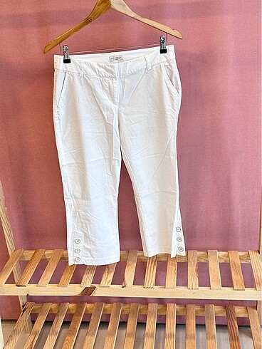 Diğer LCW yan marka southblue Capri paça kısmı düğmeli cepli pantolon