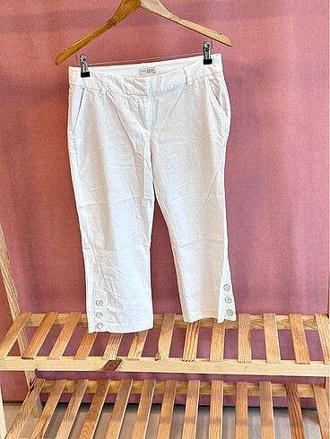 LCW yan marka southblue Capri paça kısmı düğmeli cepli pantolon