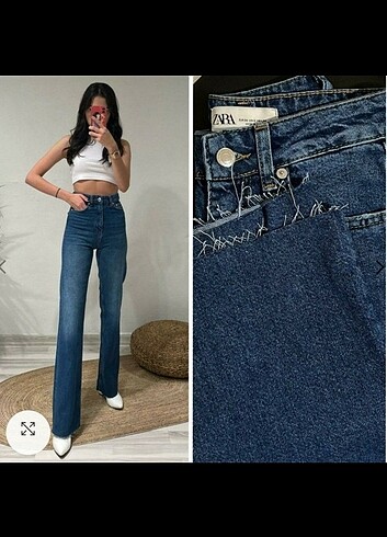 Zara jean wide leg