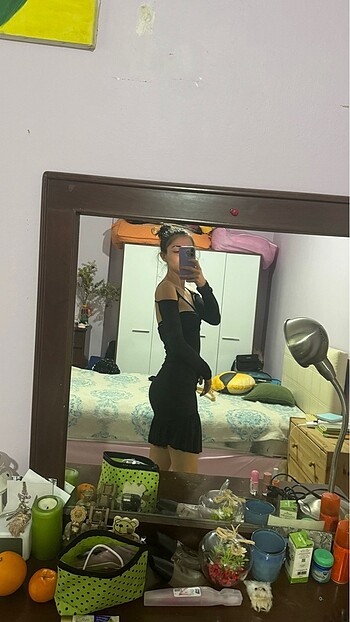 Zara Siyah Kısa Elbise
