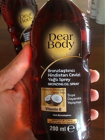  Beden Bronzlaştırırız yağlı sprey