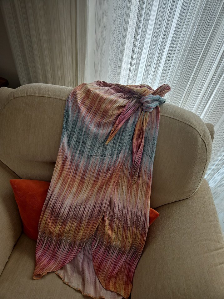 Bohem Çok Renkli Kadın pareo atek - Görsel 2