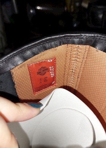 Siyah Tokalı Biker Dizüstü Kadın Çizme Harley Davidson - Görsel 5