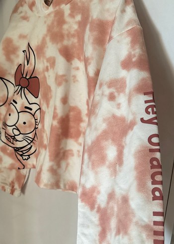 Kız Çocuk Peluş Detaylı Sweatshirt 10-11 yaş - Görsel 3