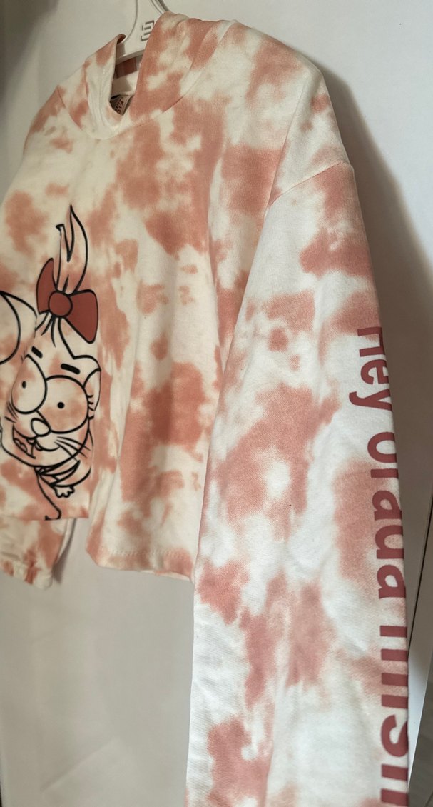 Kız Çocuk Peluş Detaylı Sweatshirt 10-11 yaş - Görsel 3