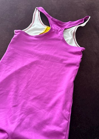 Kız Çocuk Pembe Spor Mayo 7-8 yaş - Görsel 2