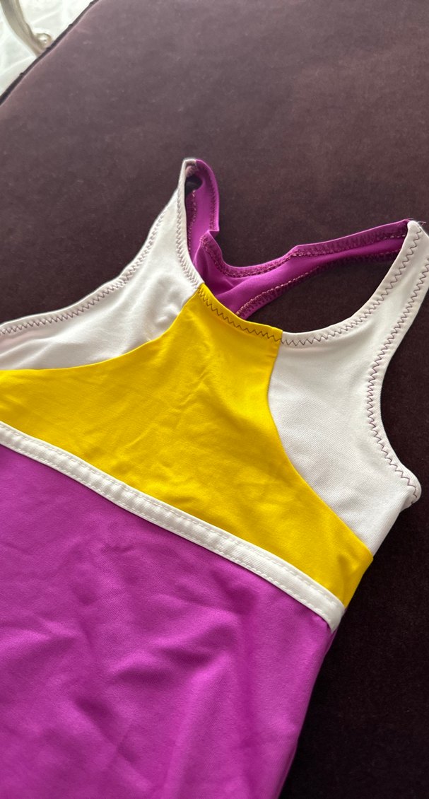 Kız Çocuk Pembe Spor Mayo 7-8 yaş - Görsel 3