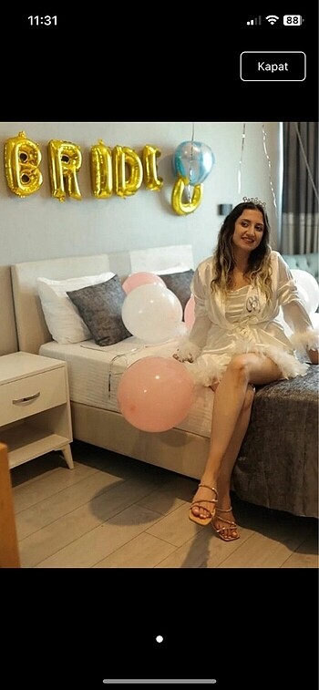 Bride sabahlık