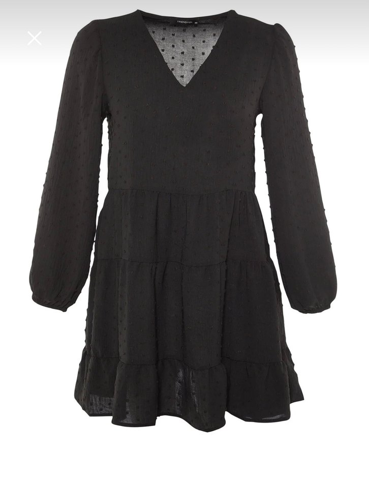 Milla Siyah Mini Elbise — görsel 3/4