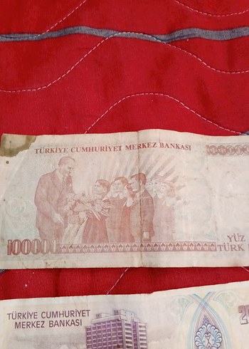 Eski Türk Lirası Banknot Seti - Kırmızı Tonlar - Görsel 2