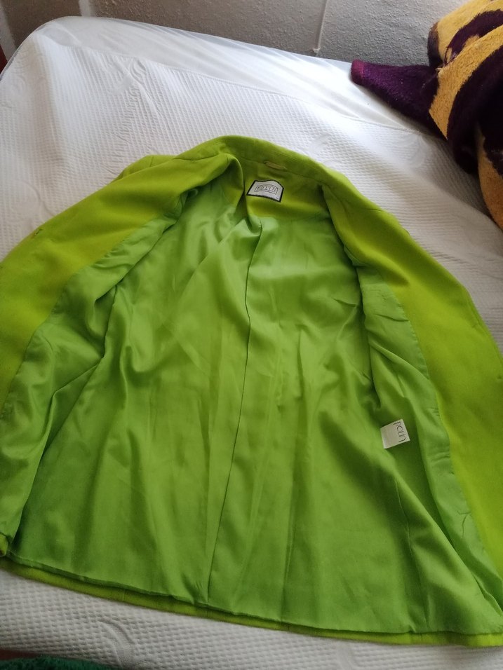 Fıstık yeşili vintage Y2k retro blazer ceket — görsel 16/20