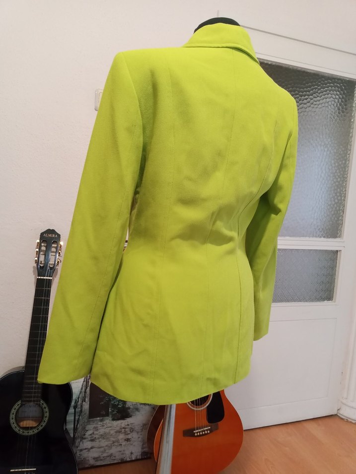 Fıstık yeşili vintage Y2k retro blazer ceket — görsel 10/20