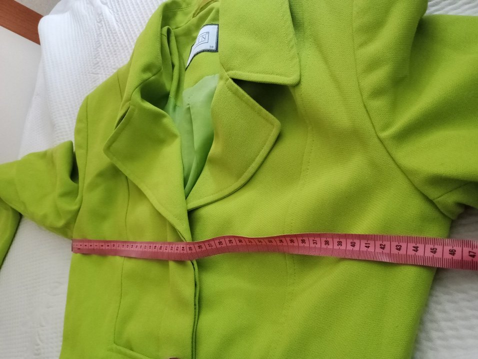 Fıstık yeşili vintage Y2k retro blazer ceket — görsel 3/20