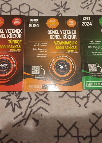 PEGEM AKADEMİ KPSS GY GK SORU BANKALARI