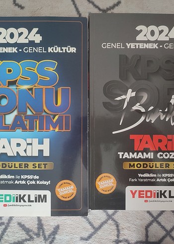 YEDİİKLİM KPSS TARİH SORU BANKASI VE KONU ANLATIMI
