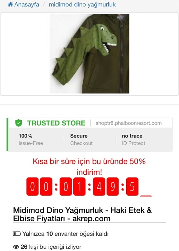 Yağmurluk 3 yaş 98 cm - Görsel 5