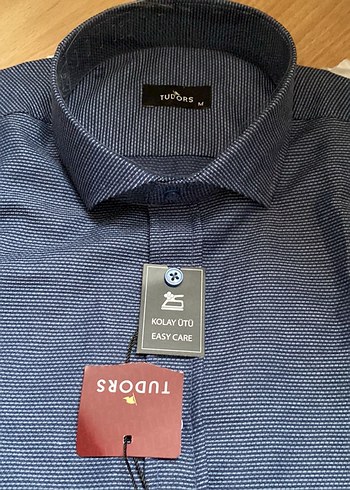 Mavi Desenli Erkek Kısa Kollu Gömlek - Görsel 3