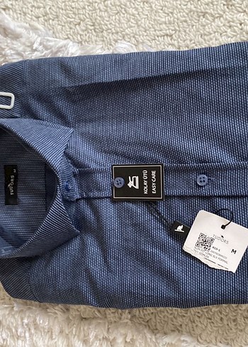 Mavi Desenli Erkek Kısa Kollu Gömlek - Görsel 6