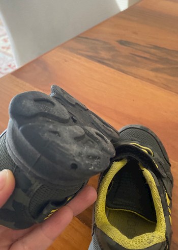 Erkek Çocuk Kamuflaj Desenli Sarı Spor Ayakkabı - Görsel 7