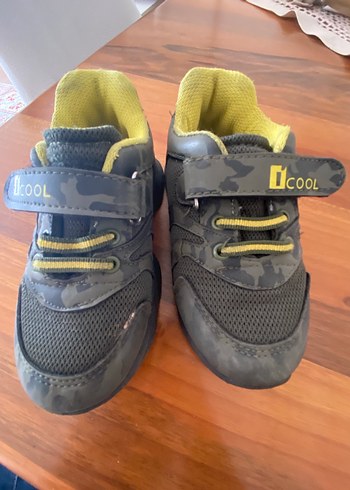 Erkek Çocuk Kamuflaj Desenli Sarı Spor Ayakkabı - Görsel 5