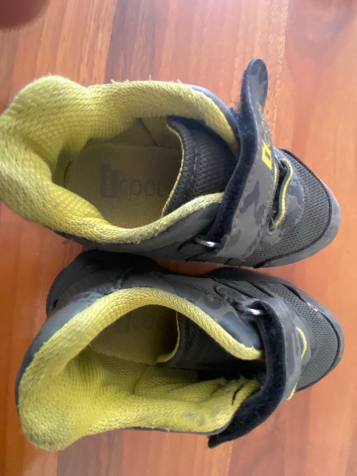 Erkek Çocuk Kamuflaj Desenli Sarı Spor Ayakkabı - Görsel 4