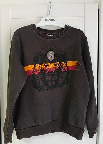 GS orijinal Erkek Çocuk Gri Baskılı Sweatshirt - Görsel 2