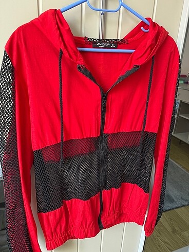 Fileli Fermuarlı Sweatshirt