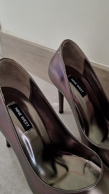 39 Beden gri Renk Nine West Topuklu Ayakkabı