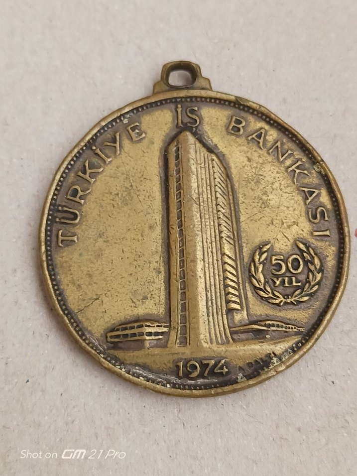 Türkiye İş Bankası Vintage anahtarlık - Görsel 3