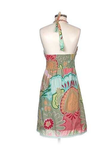 universal Beden Vintage Love Günlük Elbise %70 İndirimli.