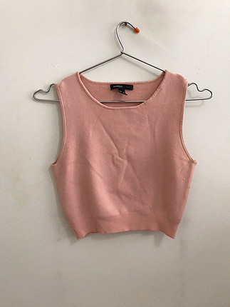 Mango örme kumaş crop top