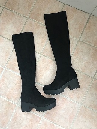 36 Beden Pull & Bear Platformlu Çizme