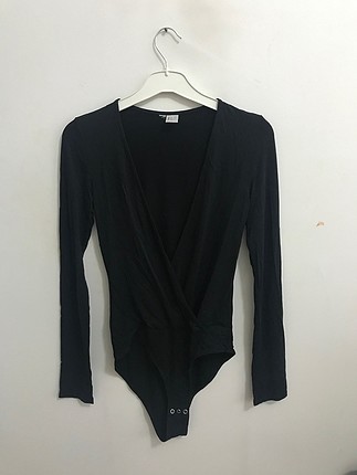 H&M Siyah Uzun Kollu Penye Bluz
