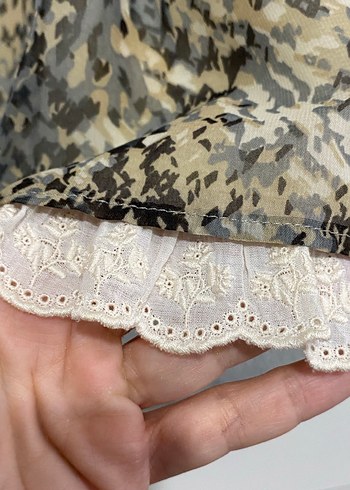 Mango Desenli Mini Elbise - Görsel 3