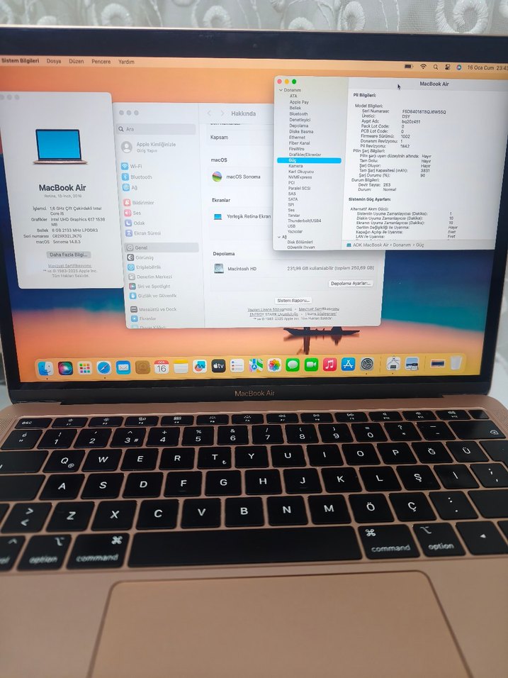 Sıfır Gibi Macbook Air 2018 256 GB - Görsel 5