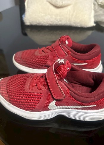 Nike Kız erkek Çocuk Kırmızı Nike Spor Ayakkabı