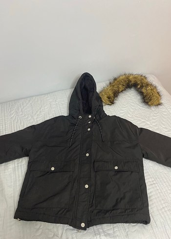 Kadın siyah şişme mont - Görsel 3