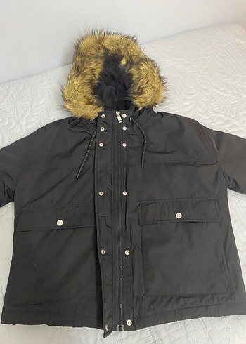 Kadın siyah şişme mont - Görsel 5