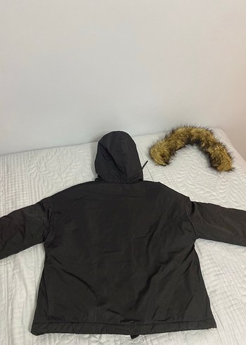 Kadın siyah şişme mont - Görsel 4