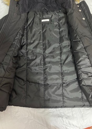 Kadın siyah şişme mont - Görsel 7