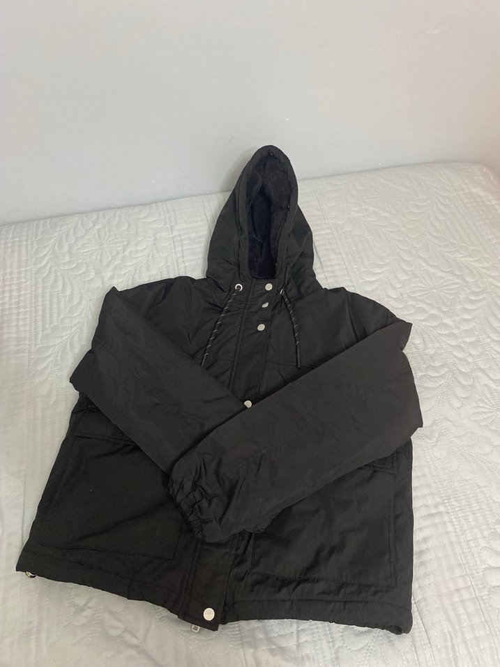 Kadın siyah şişme mont - Görsel 2