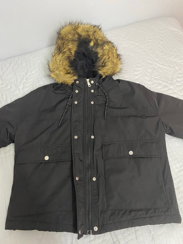 Kadın siyah şişme mont - Görsel 5