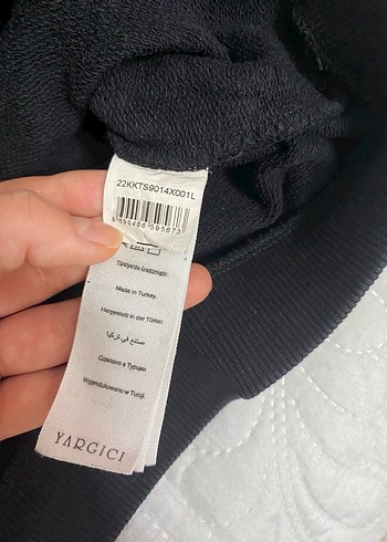 Yargıcı Siyah Gömlek Yaka Kadın Sweatshirt - Görsel 5