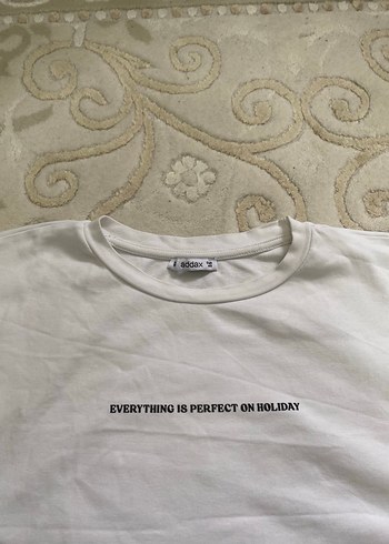 Beyaz Baskılı Uzun Kollu Kadın sweatshirt - Görsel 2